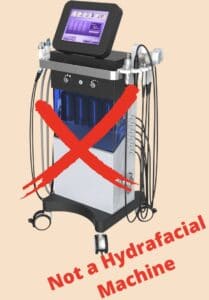 fake Hydrafacial machine