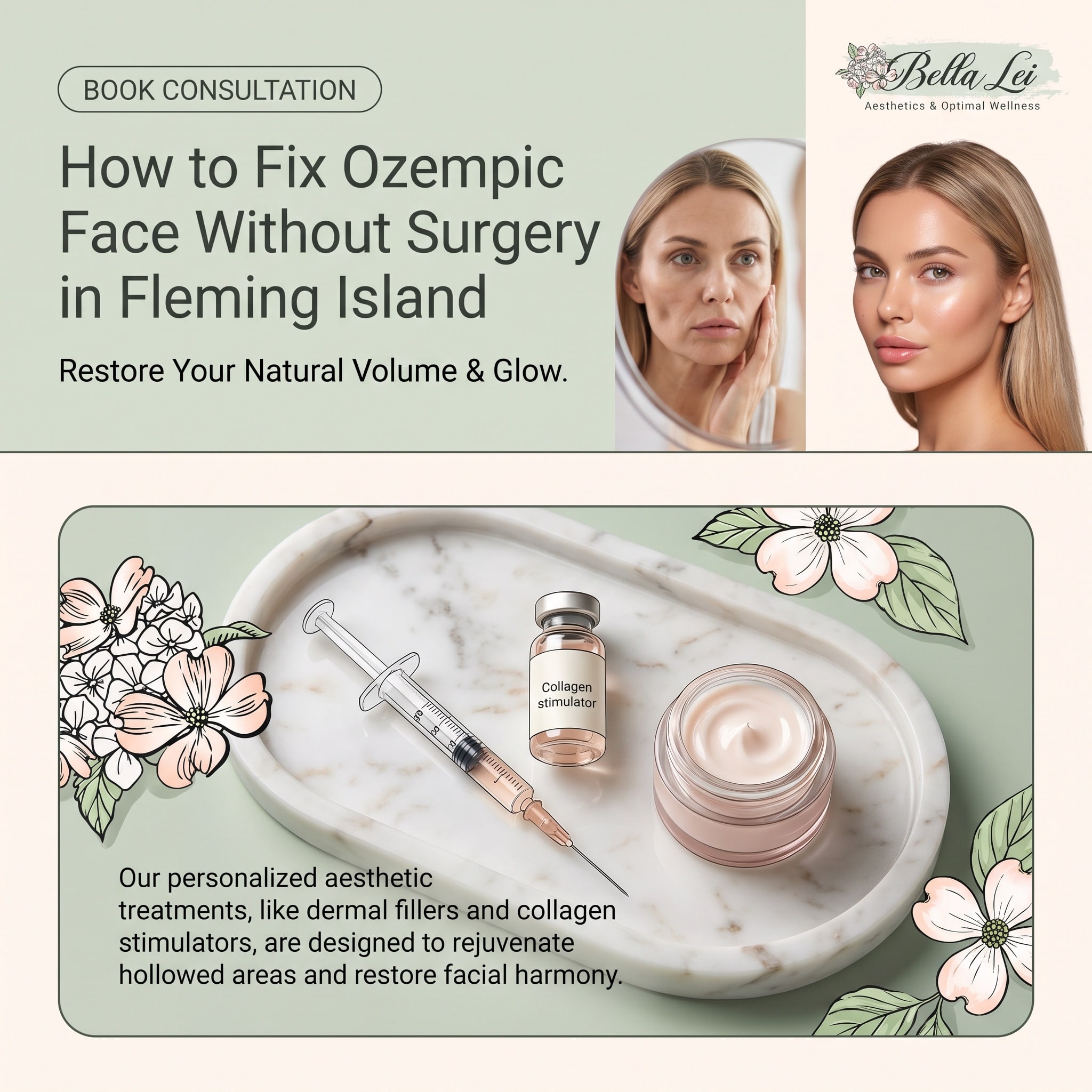 How to Fix Ozempic Face Without Surgery in Fleming Island