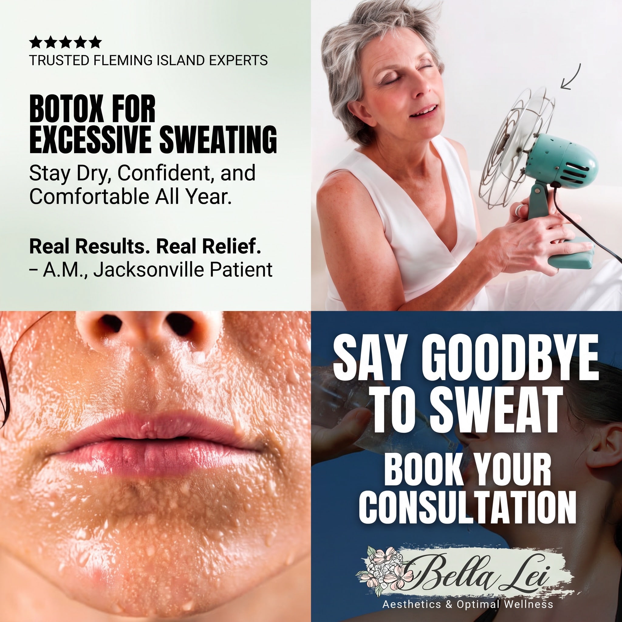 Botox for Excessive Sweating in Fleming Island, FL: What Jacksonville Patients Should Know